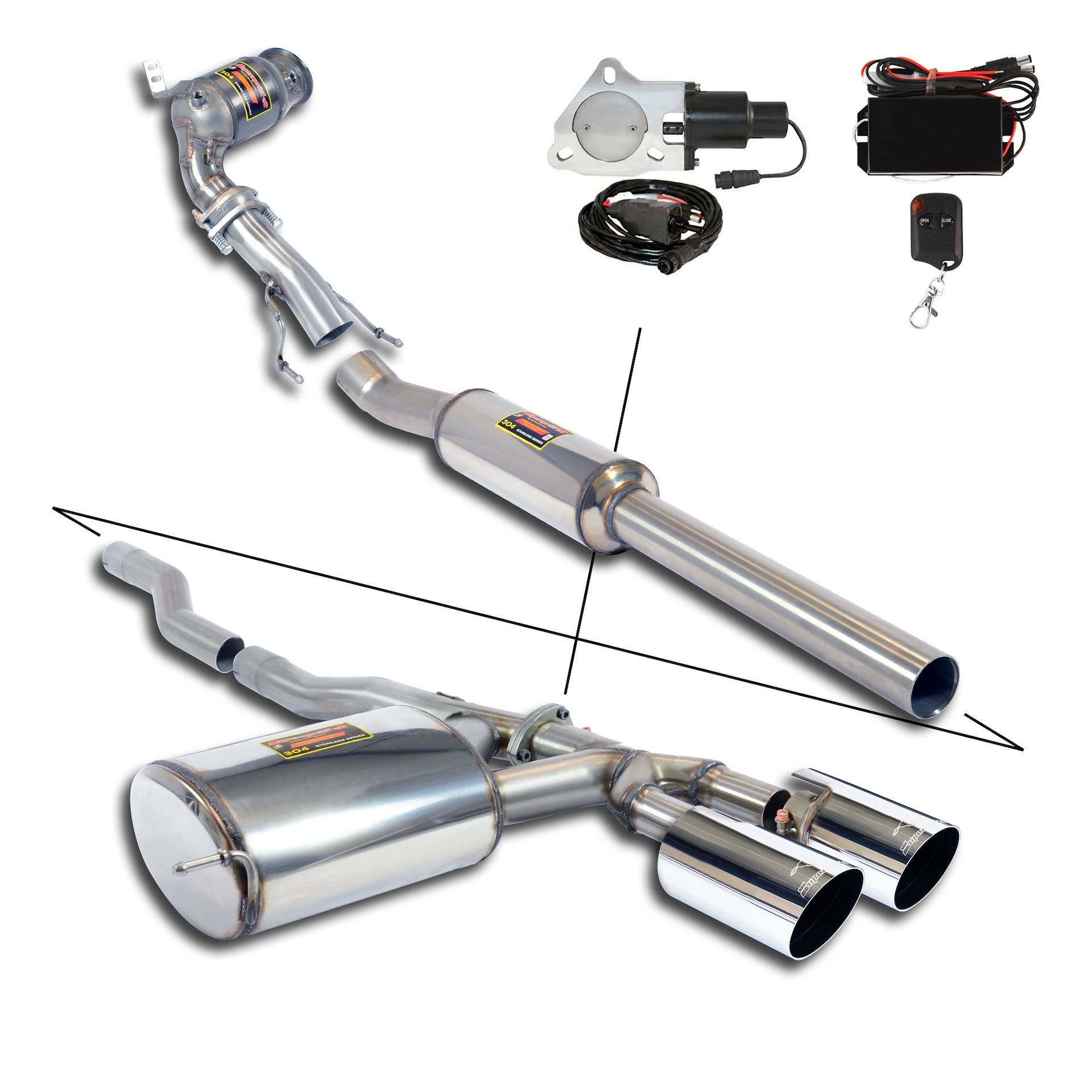 Street performance pack with valve